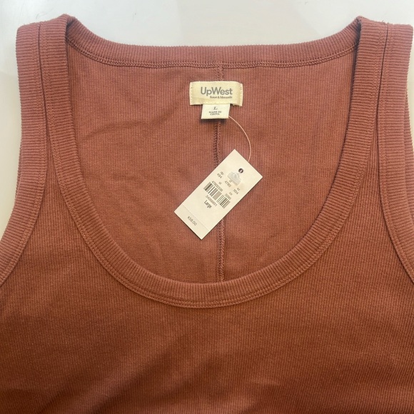 UpWest Cozy Rib Midi Tank Dress N223 N230 - Picture 3 of 6